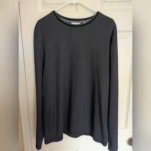 Calvin Klein Men's Gray Long Sleeve Shirt